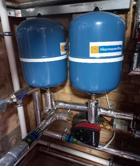 Back of new boilers