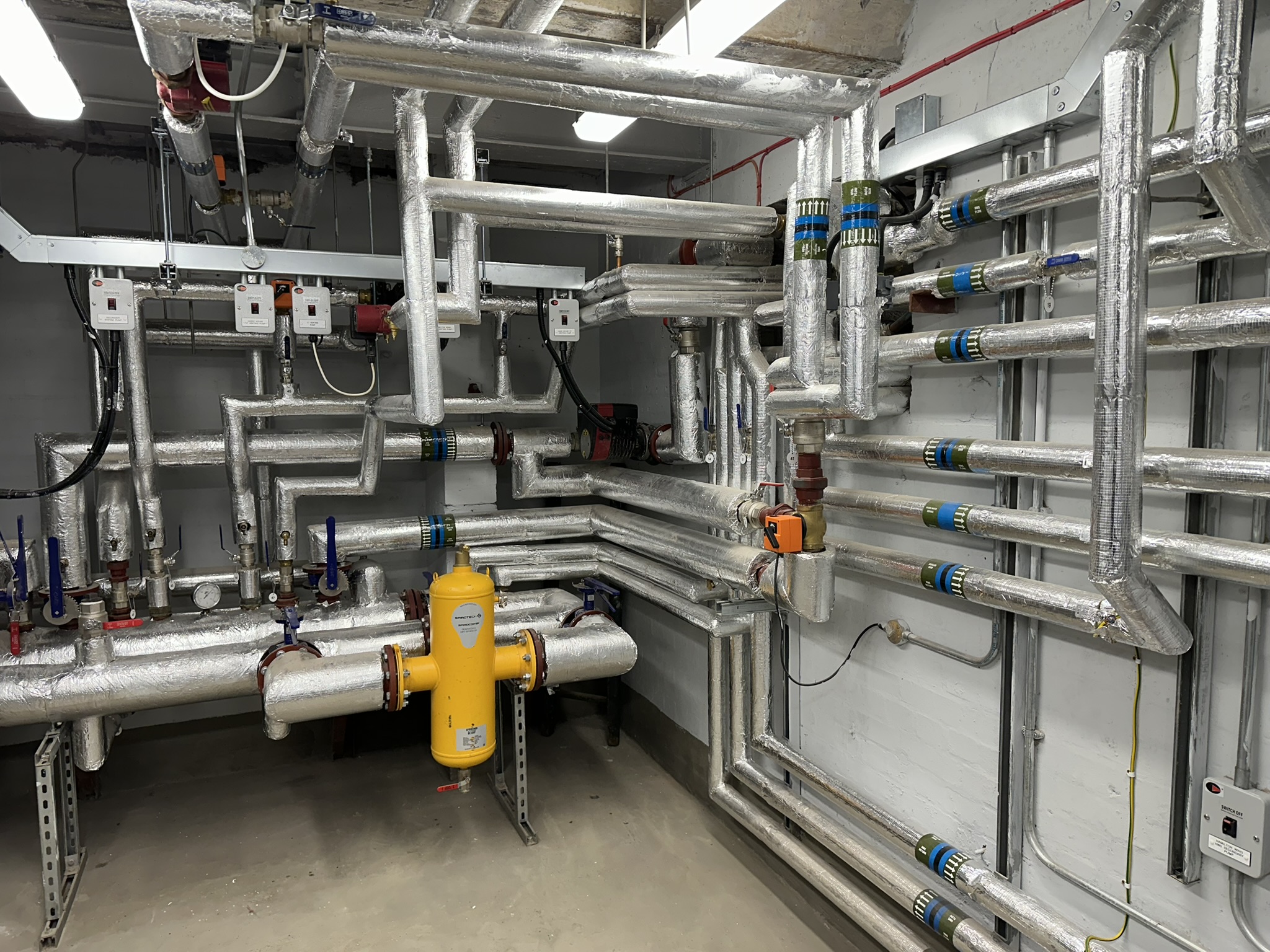 Back of new boilers